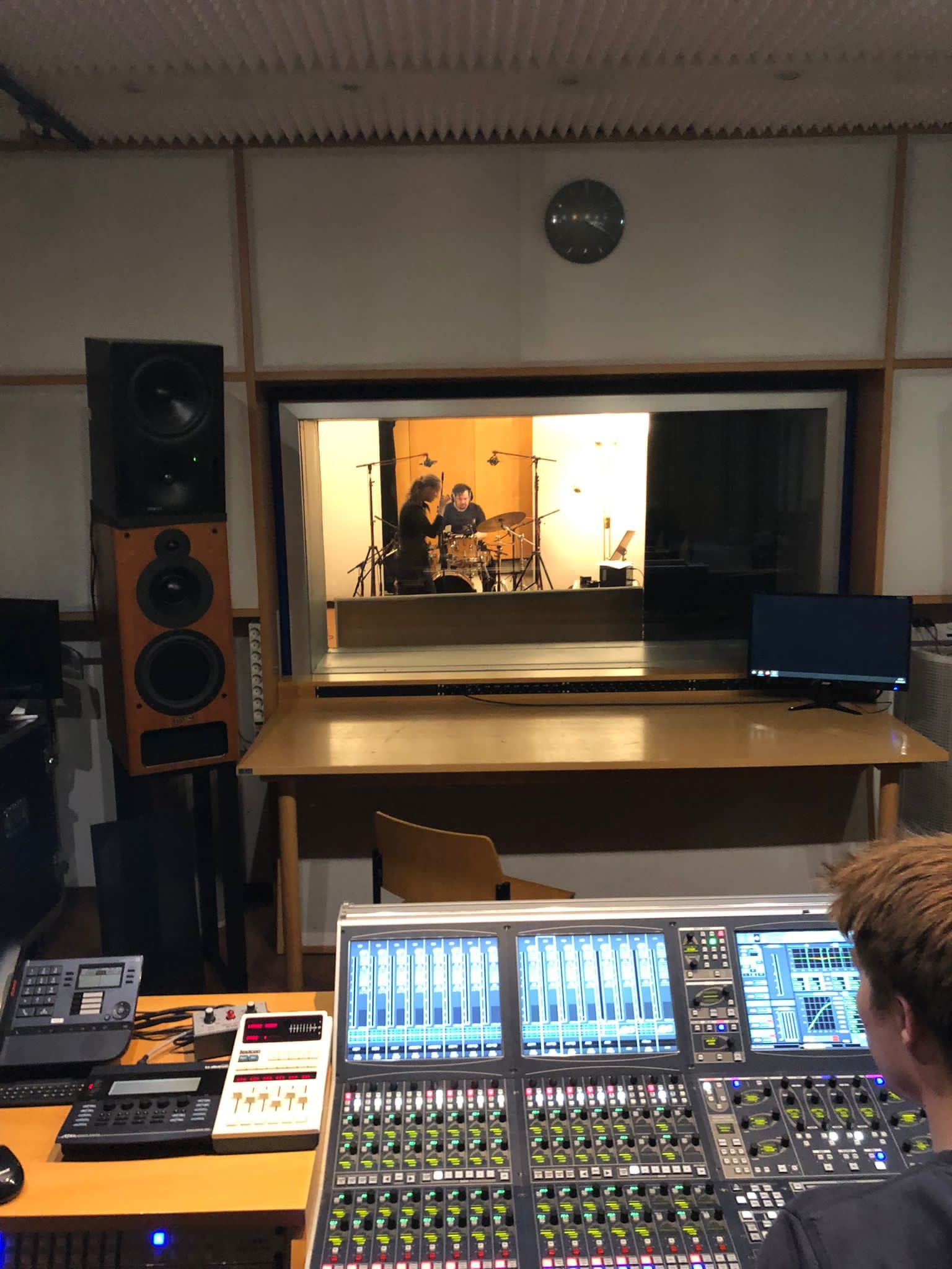 In the studio