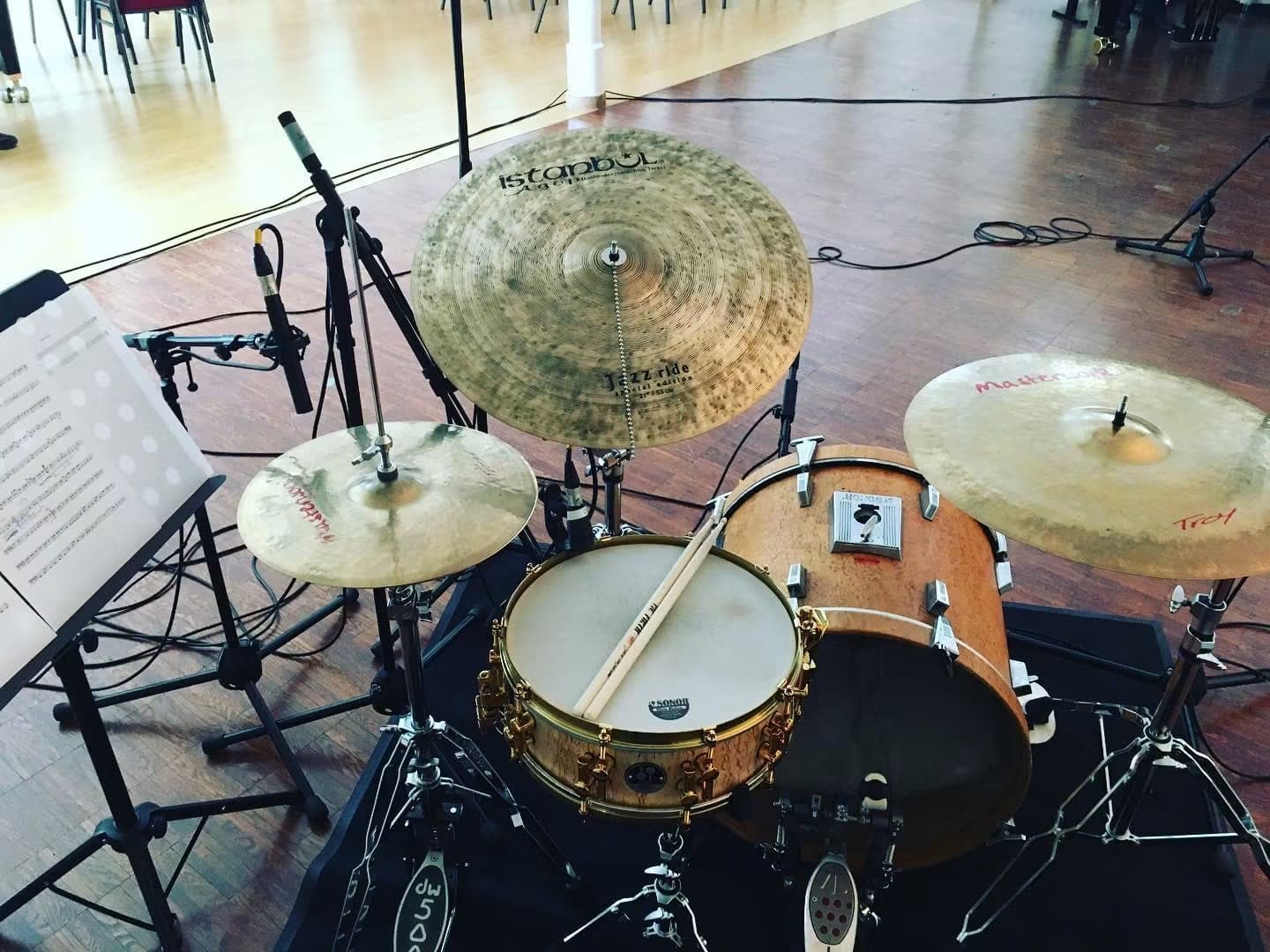 In the studio