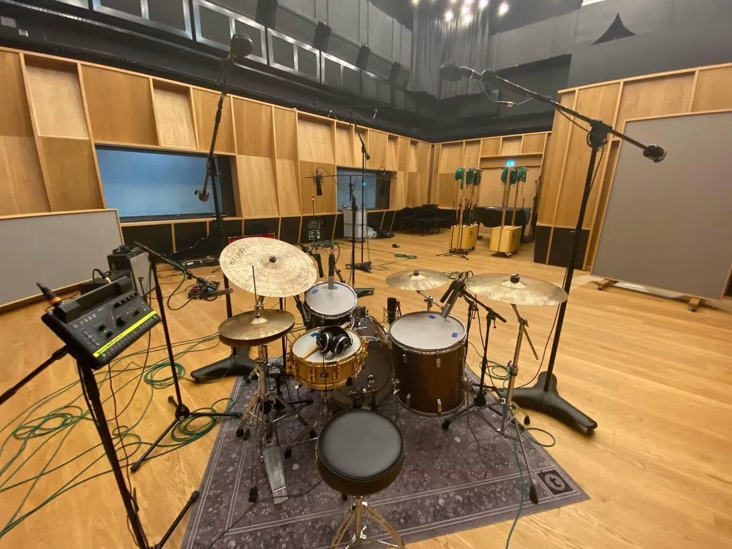 In the studio